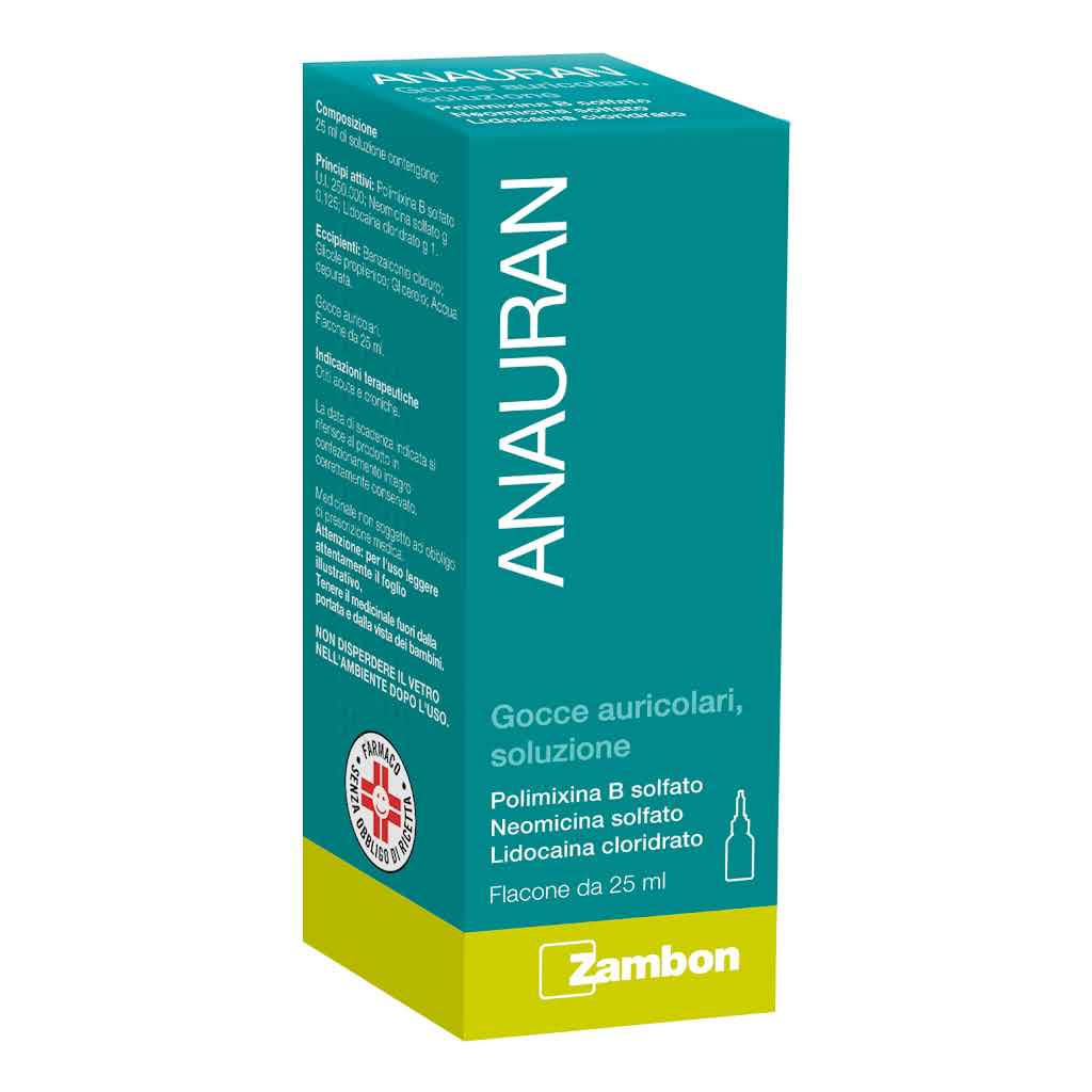 Anauran gocce auricolari 25ml