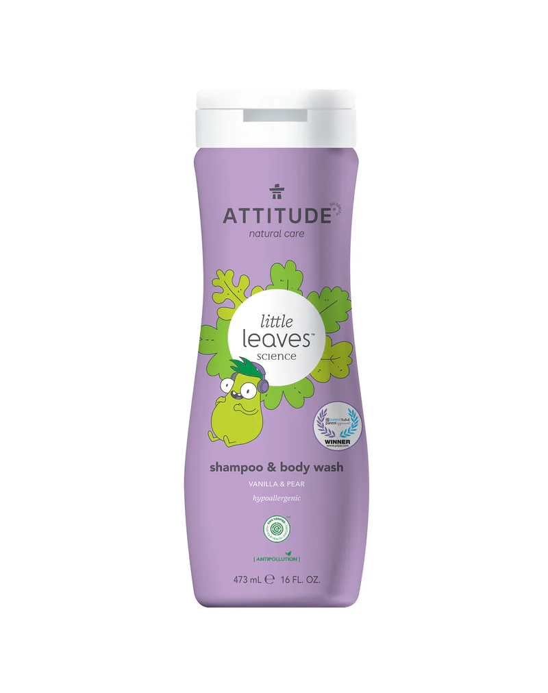 Attitude little leaves shampo e body wash vanilla pear 473ml