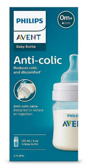 Avent anti colic 0m+ 125ml