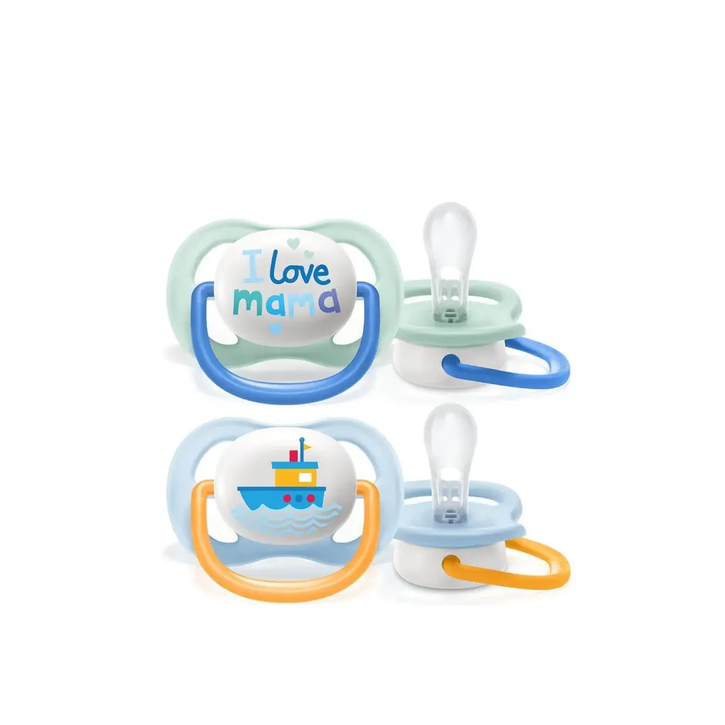 Avent Ultra Soft cuco 0-6m blu x2