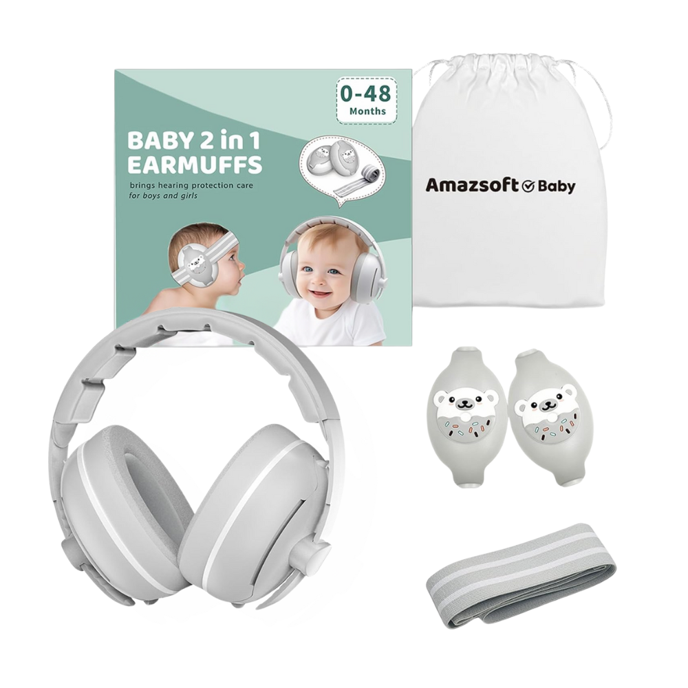 Baby 2 in 1 Earmuffs 0-48 muajsh