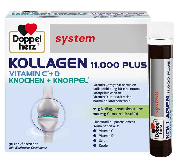 Doppel herz Kollagen 11000plus * 30fl