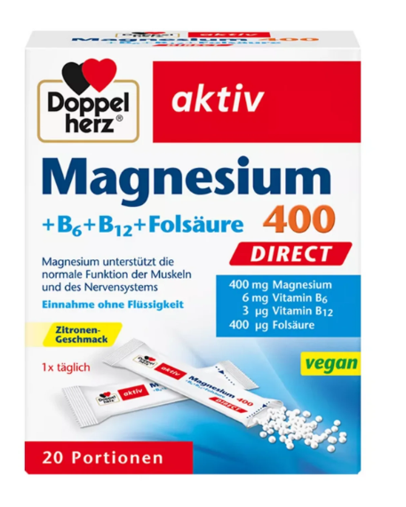 Doppel herz magnesium  400mg Direct  * 20buste
