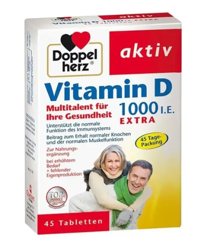 Doppel Herz vitamin D 1000ui *45tab