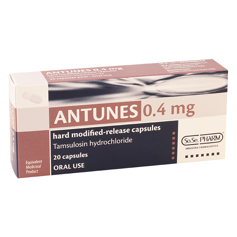 Antunes, Tamsulosine 0.4mg
