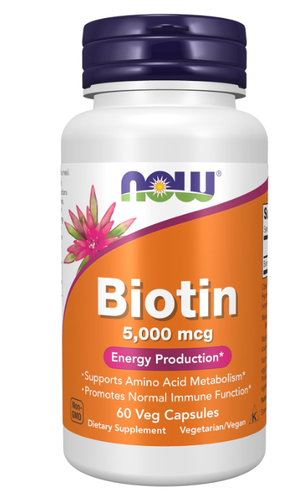 NOW Biotin 5000mcg *60CAPS