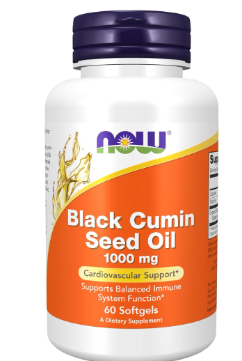 Now Black Cumin Seed OIl 1000 mg *60 sgels