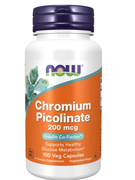 NOW CHROMIUM PICOLINATE 200MCG