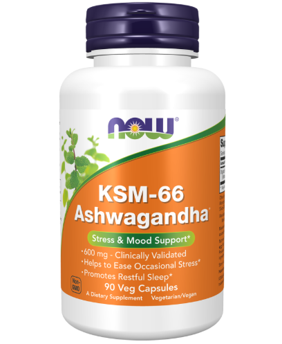 NOW KSM-66 Ashwagandha 600mg *90CAPS