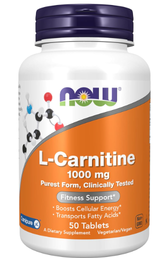 Now L-Carnitine Tartrate 1000 mg *50 tabs