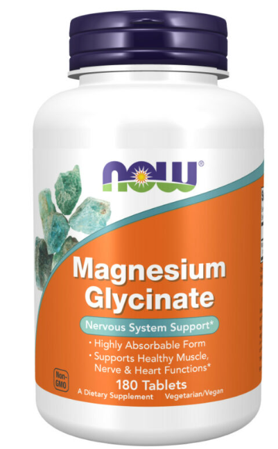 Now Magnesium Glycinate 200 MG *180 Tabs