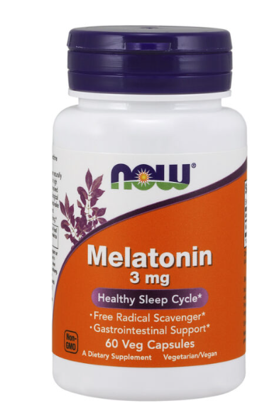 now Melatonin 3 mg * 60caps