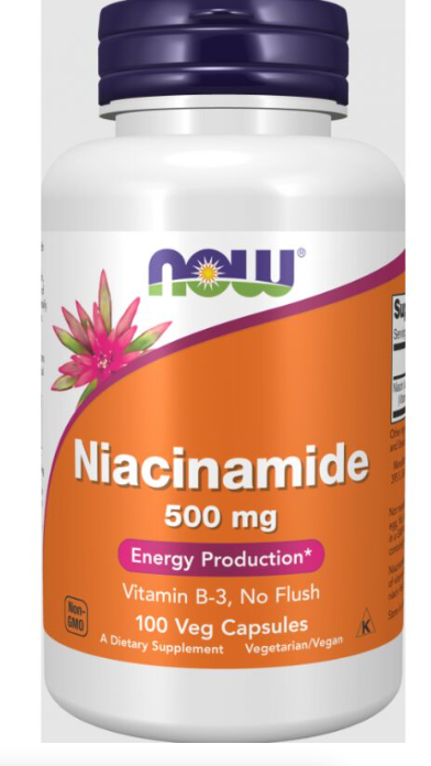 Now Niacinamide 500mg * 100caps