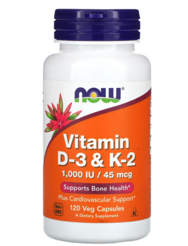 Now Vitamin D3 K2 * 120tab