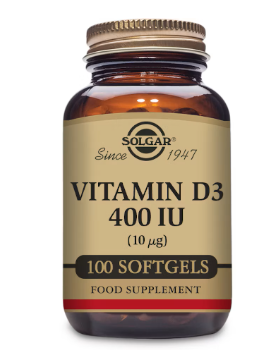 Solgar vitamin d 400 iu x 100 tab