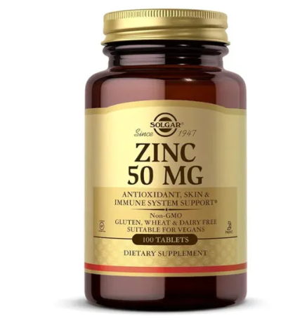 SOLGAR ZINC 50 mg x 100 tab