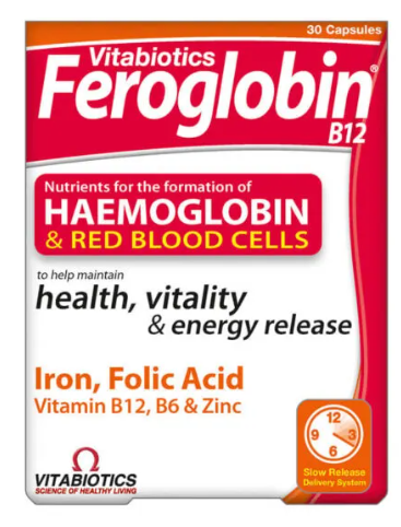 Vitabiotics Feroglobin B12 *30caps