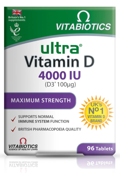 Vitabiotics Ultra Vitamin D3 4000 IU * 96tab