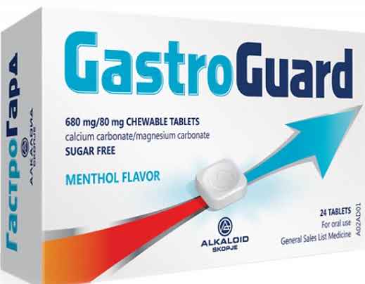 Alkaloid GastroGuard 680 mg/80 mg *24 tab