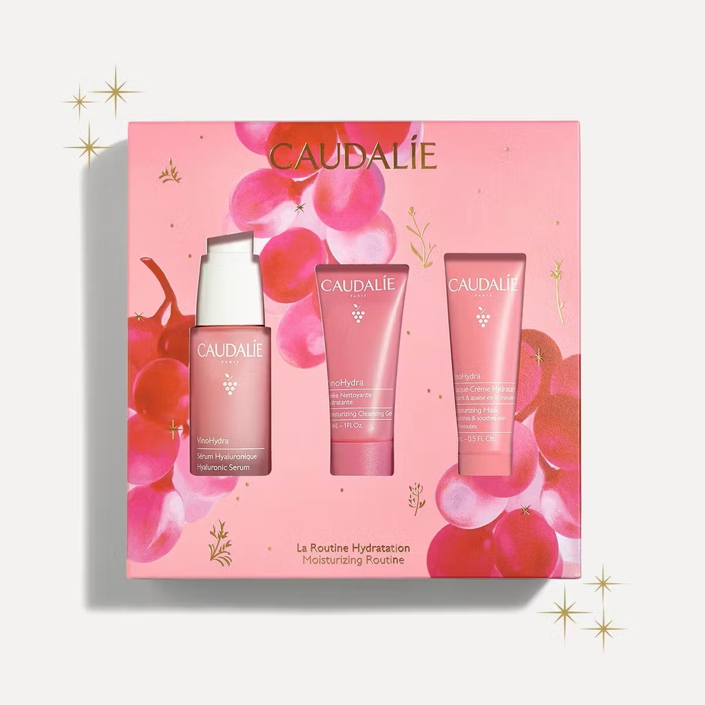 Caudalie Vinohydra Serum 30ml Set - Xmas 2025