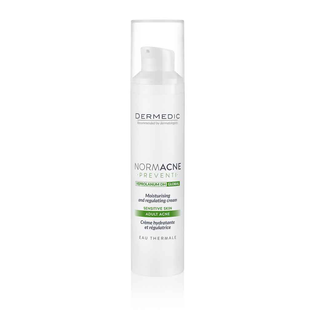 Dermedic Normacne Preventi Moisturizing And Regulating Cream For Adult Acne Skin 40 Ml