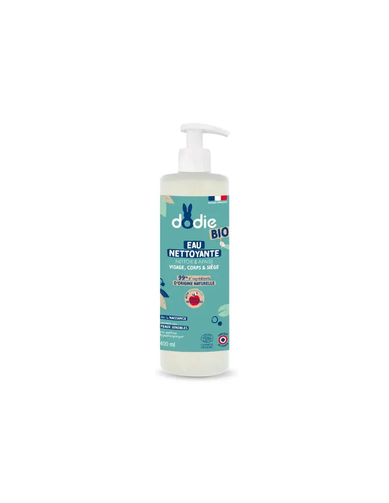 Dodie 3 in 1 Cleansing Water Organic - from birth - 400ML