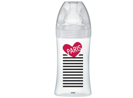 Dodie Bottle Sensation+ Anti-Colic 270ml AIR 0-6 months Flat Teat Flow 2