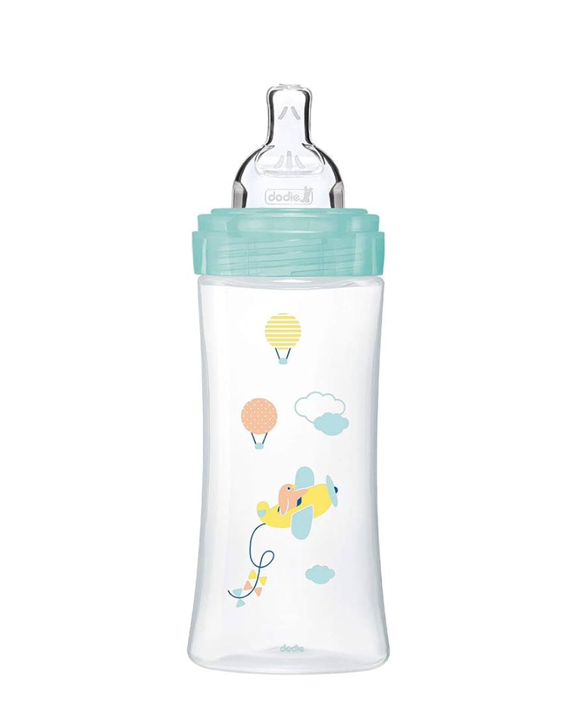 Dodie Bottle Sensation+ Anti-Colic +6 months Flat Teat Flow 3 330ML