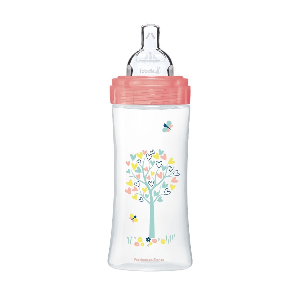 Dodie Bottle Sensation+ Anti-Colic +6 months Flat Teat Flow 3 330ML