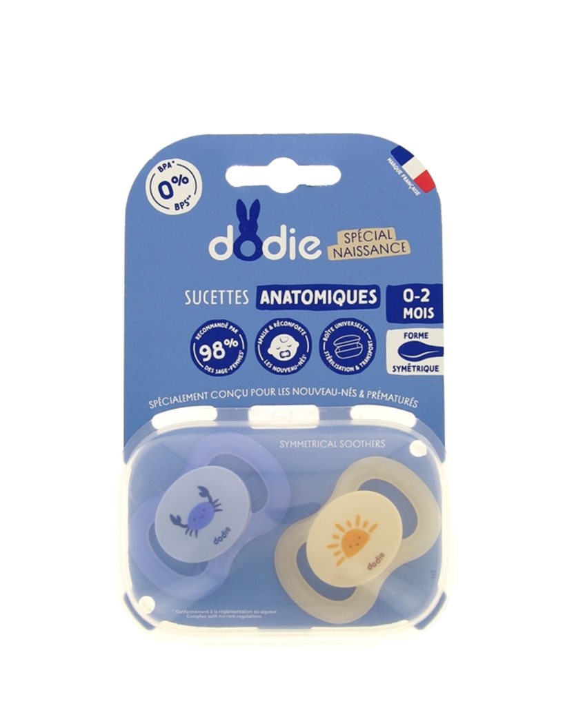 Dodie Soother 0-2 months NEW BORN DUO