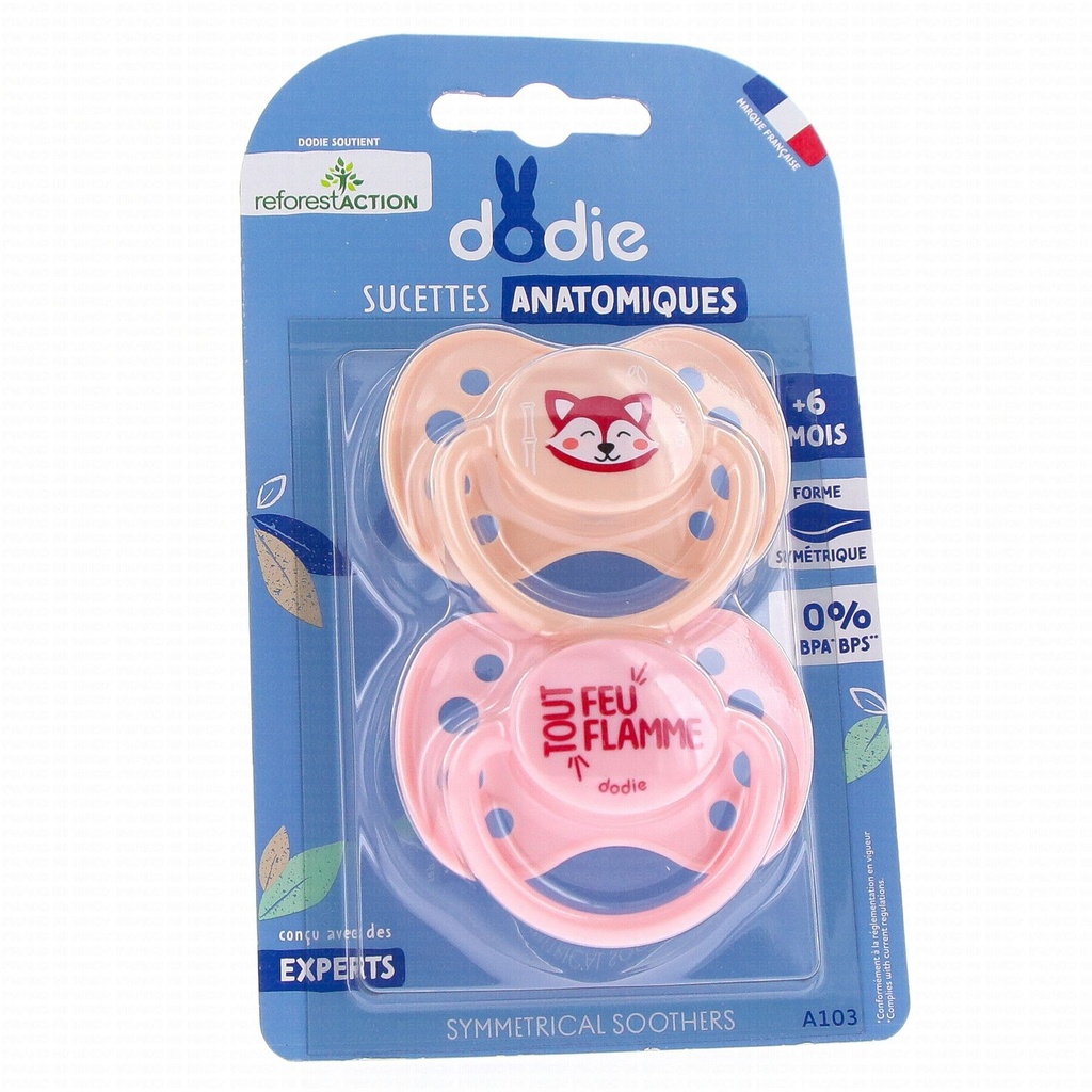 Dodie Soother 0-6 months DUO DAY NIGHT A30