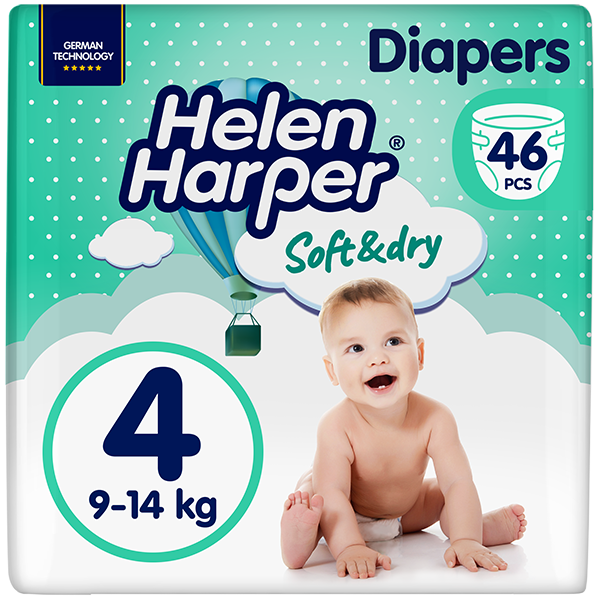 Harper Diapers Kindii Size 4 Maxi 54 Pcs 7-14Kg
