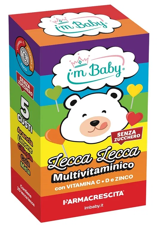 I'm Baby Lecca Lecca con Vitamina C e senza Zucchero