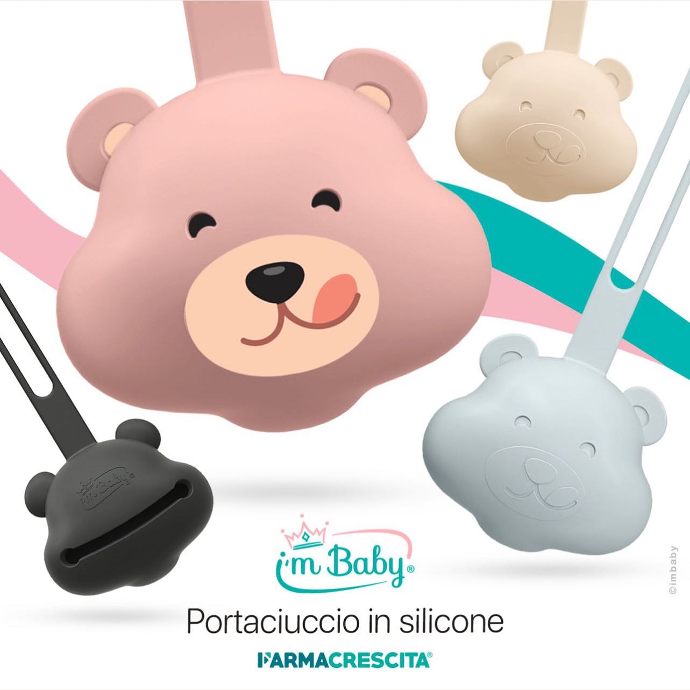 I'M Baby Portaciuccio in Silicone Orsetto