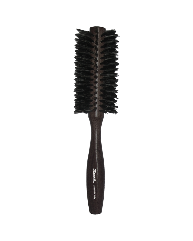 JANEKE BLACK TUMBLED WOOD HAIRBRUSH