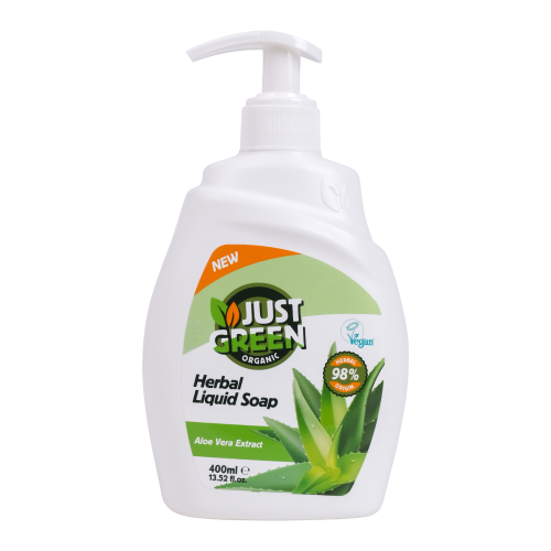 Just Green Organic Herbal Liquid Hand Soap 400ml