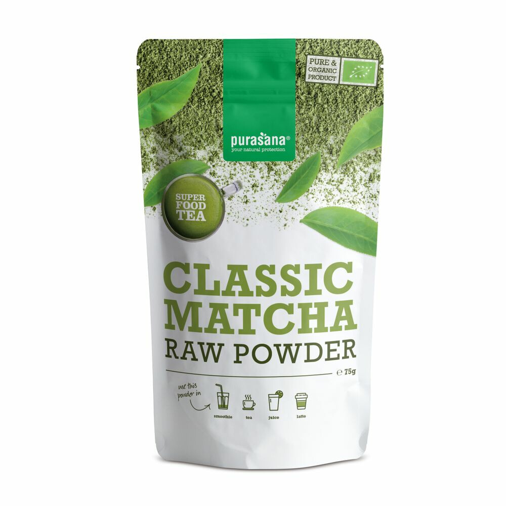 Purasana Matcha Classic Raw Powder 75gr BIO
