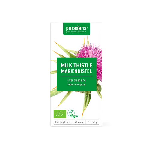 Purasana Milk Thistle Extract 60mg 60Vcaps BIO
