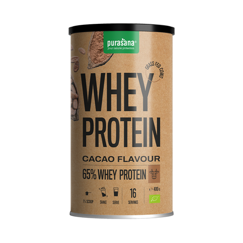 Purasana Whey Portein 65% Cacao BIO *400g