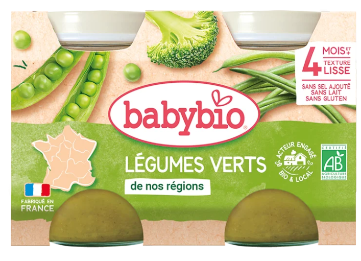 Babybio Jar +4months *130gr
