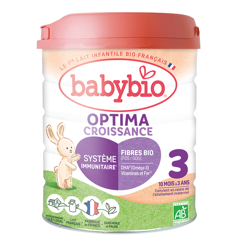 Babybio Optima 3 - Organic +10months *800gr