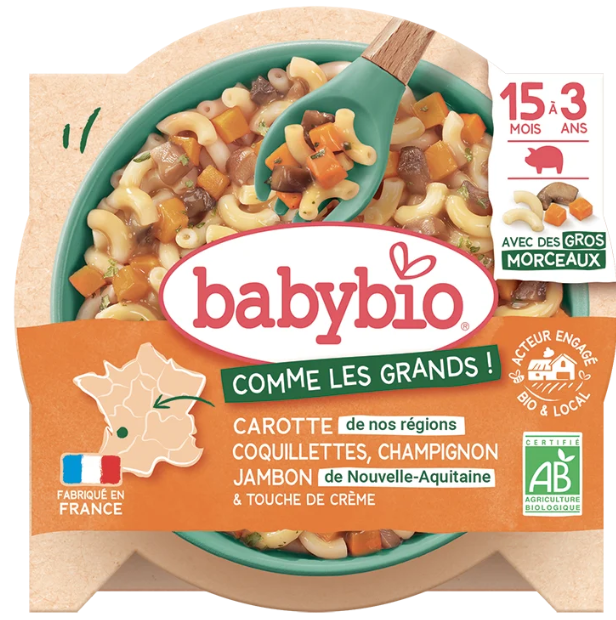 Babybio Plate +15m