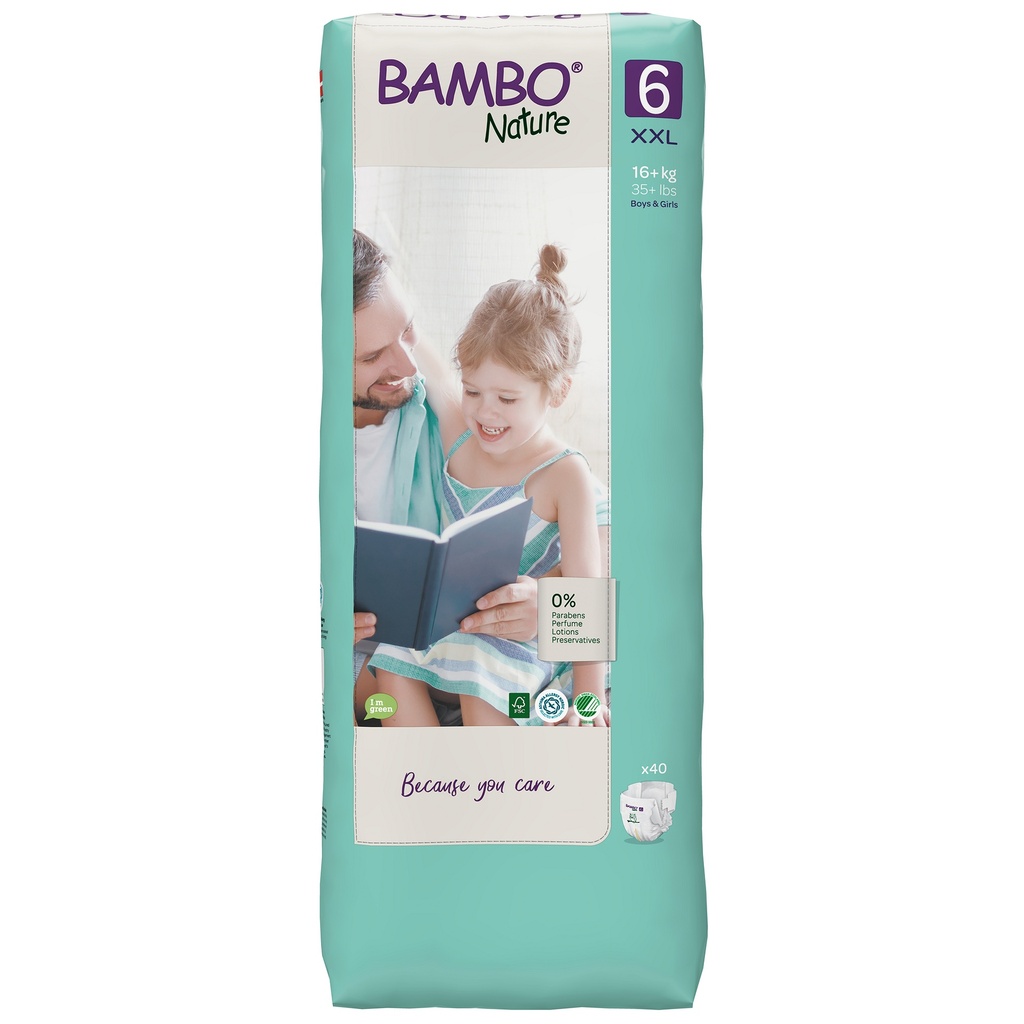 Bambo Nature nr 6 XXL 16+ KG *40 Cope