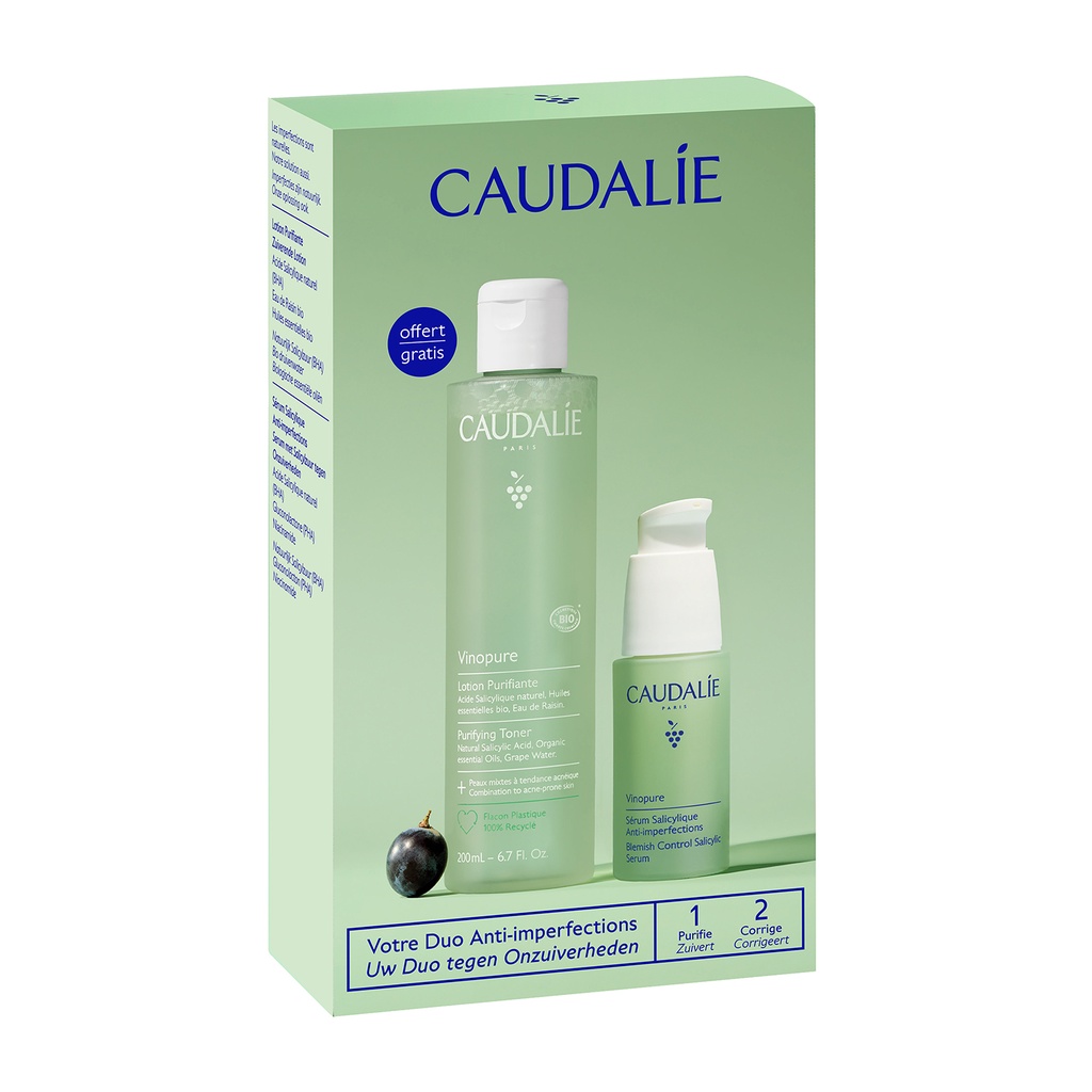 Caudalie Vinopure Set Serum & Toner 2026
