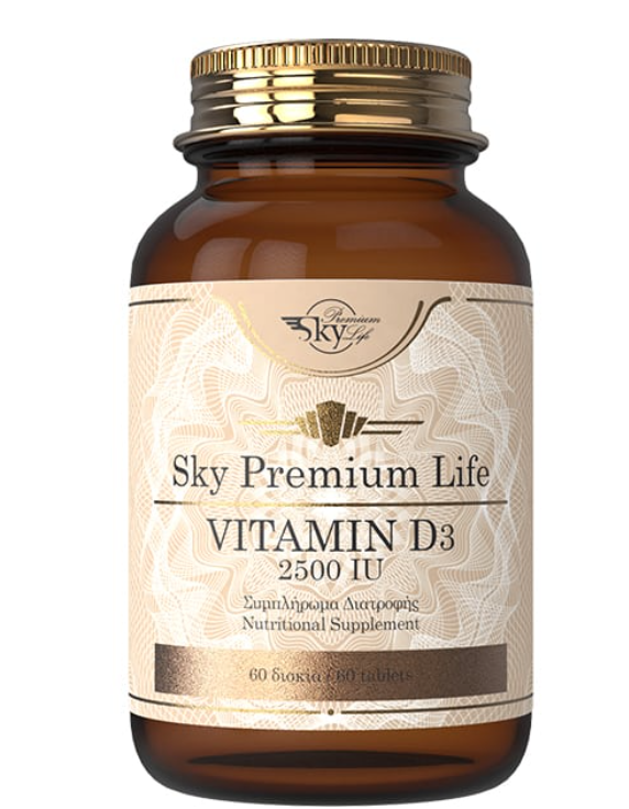 Sky Pharma Sky Vitamin D3 2500 IU *60 tab 