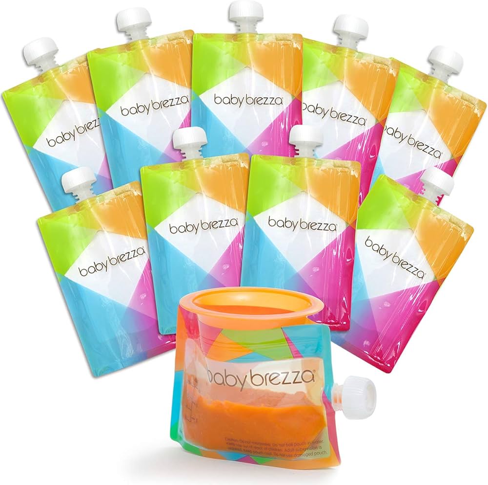 Babybrezza Reusable baby food Pouches *10 pcs 