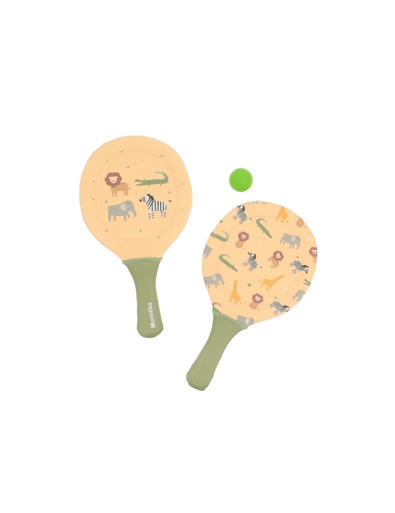 Tutete Neoprene Beach Paddles with animals