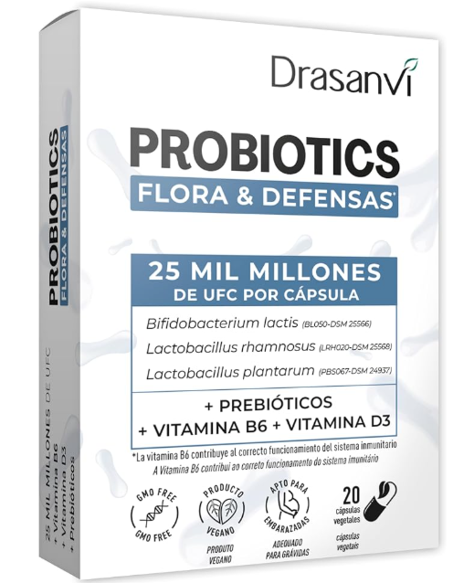 Drasanvi Probiotic Vit B6+Vit D3 *20 caps 
