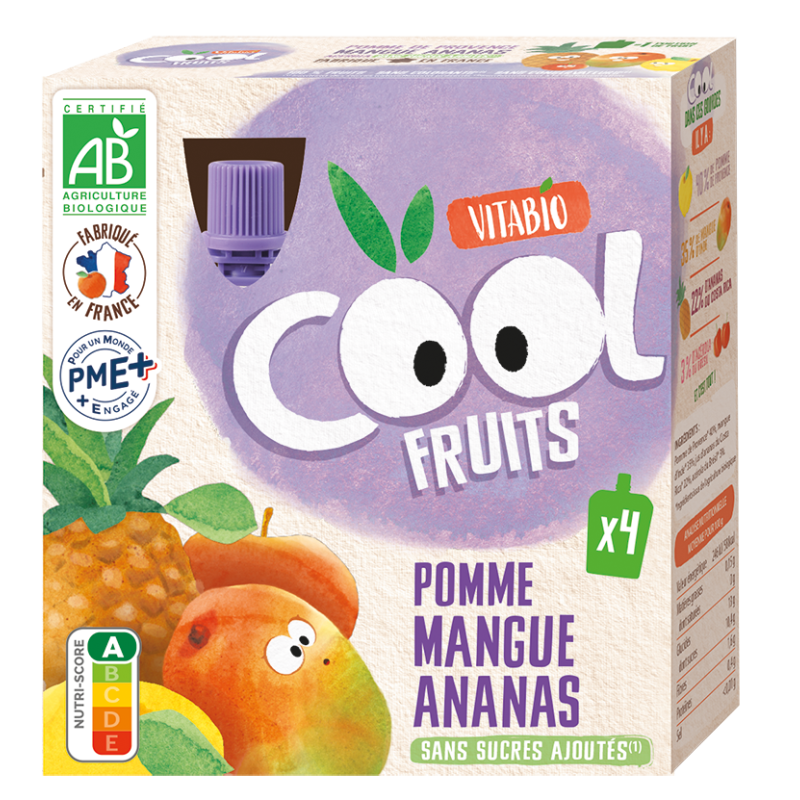 Babybio Cool Fruits (4*90 gr)