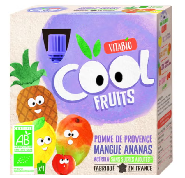 Babybio Cool Fruits (4*90 gr)